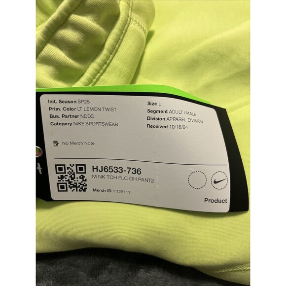 LARGE Nike Sportswear Tech Fleece Jogger Pant HJ6533-736 - Picture 4 of 8